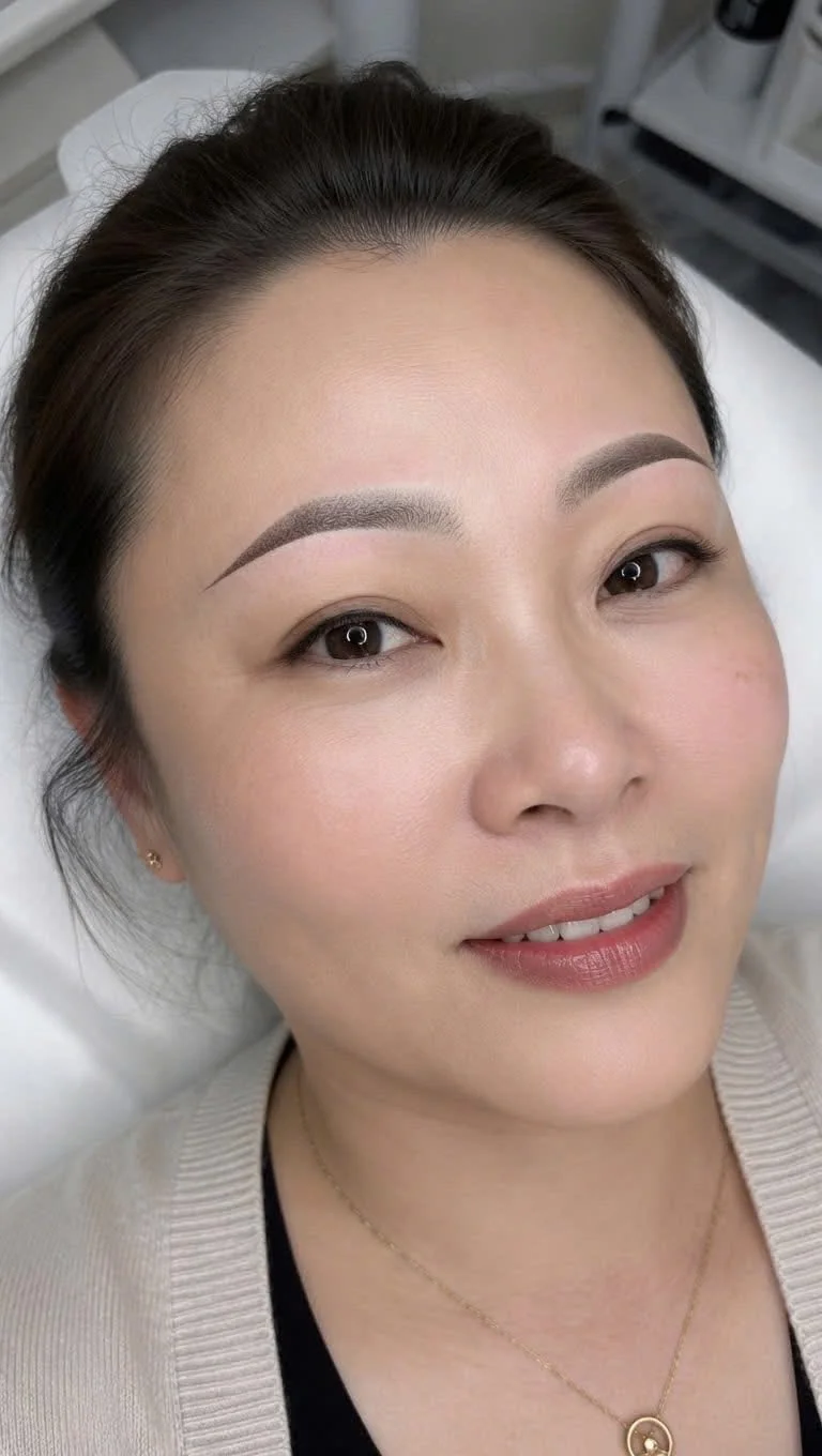 Dáng Mày Ombre Sắc Nét, Tự Nhiên
